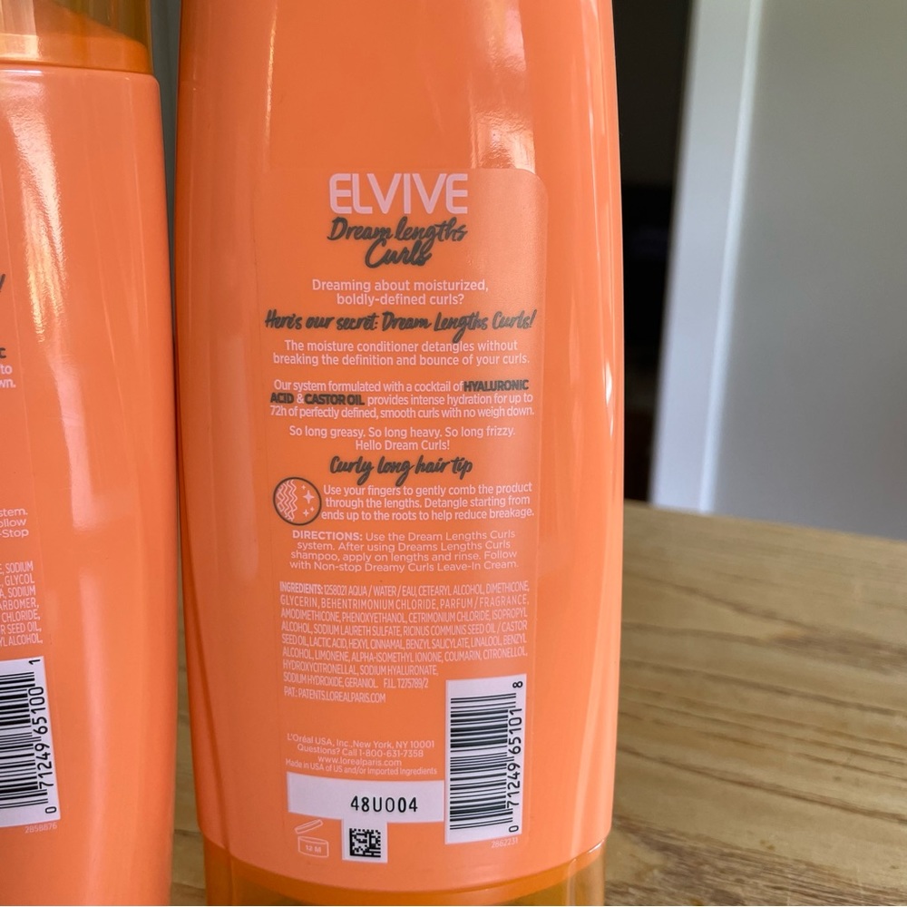 L'Oreal Paris Elvive Dream Lengths Curls Shampoo & Conditioner Brand New - Picture 6 of 6